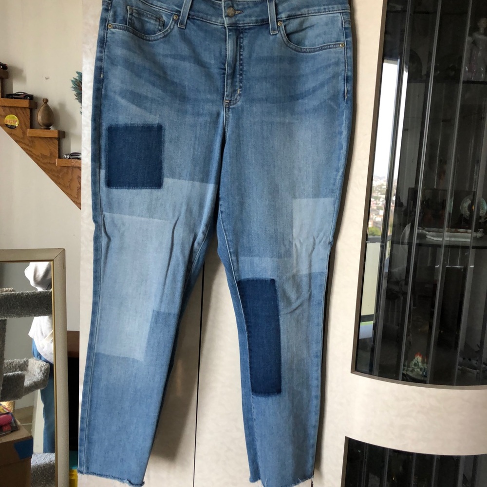 NYDJ Alina ankle jeans with unfinished hem